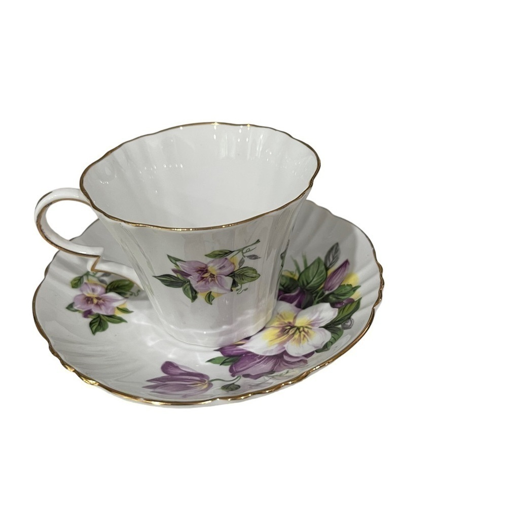 Royal Standard, Teacup and Saucer, bone China, made in England.